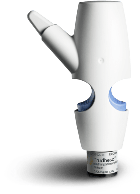 Product image of Trudhesa® Precision Olfactory Delivery (POD®) vertical upright facing left