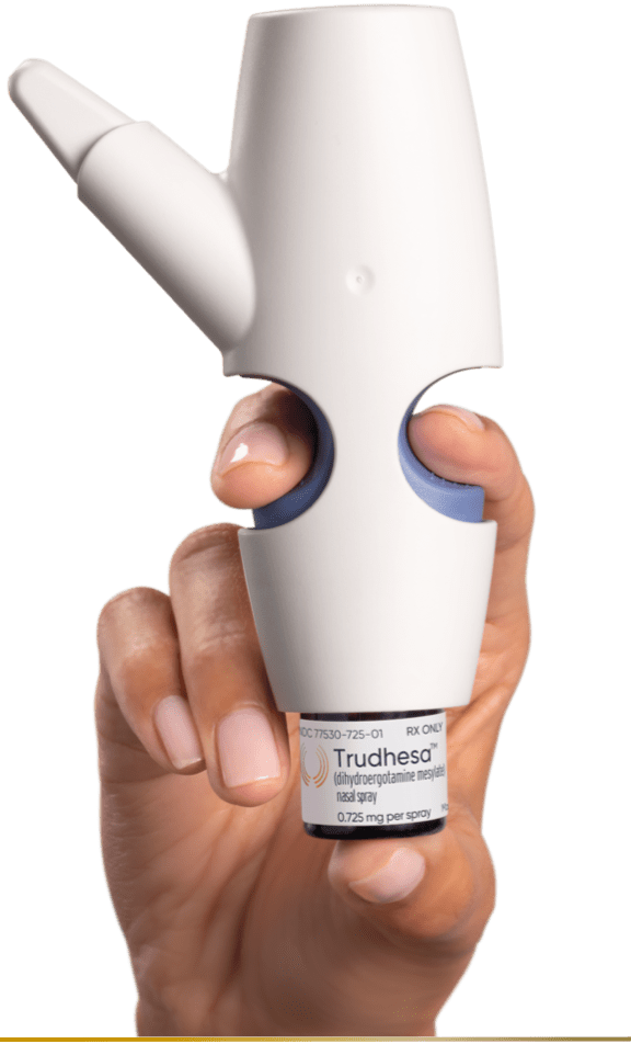 Product image of Trudhesa® Precision Olfactory Delivery (POD®) vertical upright facing left